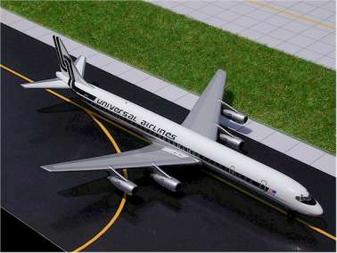 Gemini Jets095 Модель самолета Universal Airlines DC-8-61, 1/400