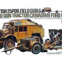 Tamiya 35044 Канадский тягач Ford F.G.T. с английским орудием 25 PDR, 1:35