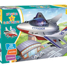ЗВЕЗДА5219 Сборная игрушка конструктор- Детский самолетик "Стрижи"