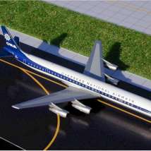Gemini Jets101 Модель самолета Overseas National Airways DC-8-61, 1/400