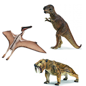 Динозавры и доисторические млекопитающие