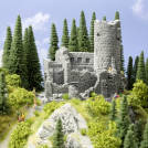 Руины замка для макета
