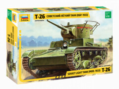ЗВЕЗДА3538 Сов. танк "Т-26" 1/35