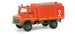 Minitanks785 TLF 100 Unimog Feuerwehr Mappen 1/87