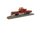 Marklin00753-09 Платформа со съемными стойками с грузовиком Wiking Unimog 1700 (DB AG) Ep.V H0