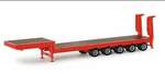 Herpa075879 Низкорамный прицеп с пандусами 5a, 1/87