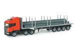Herpa154130 Scania R HL с прицепом и грузом, 1/87