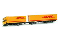 Herpa154697 Scania R прицеп с высокой линией кузова "DHL" 1/87