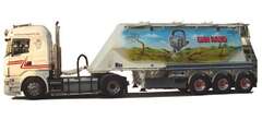 Herpa265614 Scania R bulk silo semitraler "Isar-Beton" 1/87