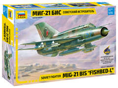 ЗВЕЗДА7259 Советский истребитель "МиГ-21БИС" 1/72