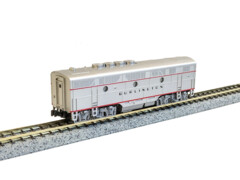 KATO 176-1307 Доп.локомотив дизельный EMD F3B CB&Q Zephyr, N