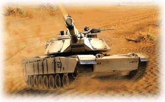0817 Танк "Abrams M1A2" радиоуправл 1/16