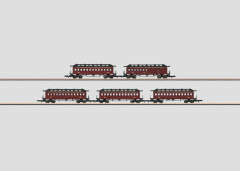 87911 Набор пассажирских вагонов "New York Central & Hudson River Railroad" (5 вагонов), Marklin