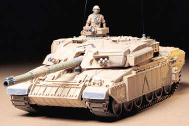 35154 Английский танк CHALLENGER 1 (Mk.3) с 2-я фигурами танкистов (1:35), Tamiya