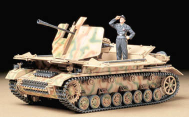 Tamiya 35237 Зенитная установка MOBELWAGEN 3.7cm FLAK на базе танка Panzer IV с фигурой, 1:35