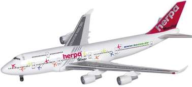 Herpa512404 Самолет Boeing 747-400