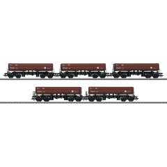48454 Набор из 5-ти товарных вагонов Fas 126 с боковой разгрузкой (1:87), Marklin