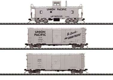 Trix24916 Набор 3-х американских вагонов Union Pacific Epoche III H0