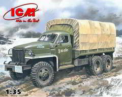 ICM 35514 Studebaker US6 с тентом и лебедкой, 1:35