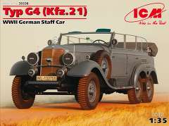 ICM35538 Typ G4 (Kfz.21), WWII German Staff Car