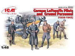ICM48082 Пилоты и техники ВВС Германии (1939-1945)