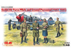 ICM48084 Пилоты и техники ВВС СССР (1943-1945)