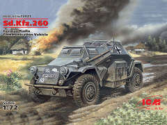 ICM72431 Sd.Kfz.260, германский бронеавтомобиль радиосвязи