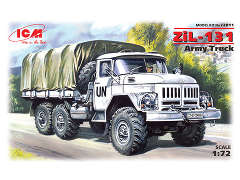 ICM72811 Зил-131, армейский грузовой автомобиль