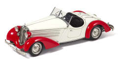 CMC M-075C Коллекцинный автомобиль Audi 225 Front Roadster 1935г. (красный/белый), 1/18