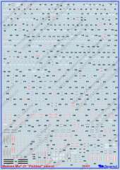BegemotDecals72-021 Декаль для Микоян МиГ-21 технические надписи 1/72