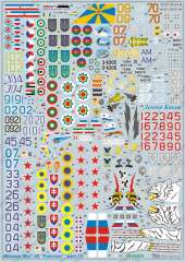 BegemotDecals72-032 Декаль для Микоян МиГ-29 (1) 1/72