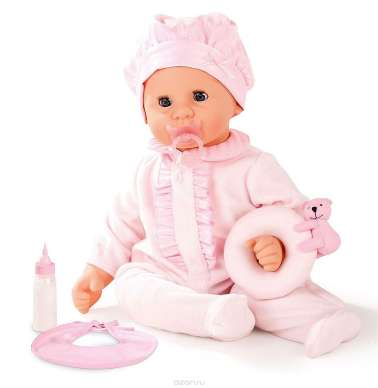 Gotz1461143 Кукла  Малыш Cookie, голубые глаза, в розовом, с ф
