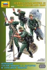 ЗВЕЗДА3583 Немецкий 120-мм миномет с расчетом и зарядным ящиком 1/35