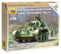 ЗВЕЗДА 6227 Брит. крейсерский танк "Крусейдер" MK IV, 1:100