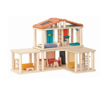 PLAN TOYS7610 Кукольный домик с мебелью