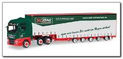 Herpa306294 Грузовик MAN TGX XXL Euro 6 6x2 Meusburger semitrailer KAHL 1/87