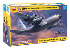 ЗВЕЗДА7321 Американский военно-транспортный самолет С-130Н 1/72