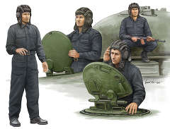 Trumpeter00435 Набор фигур: Soviet tank crew 1/35