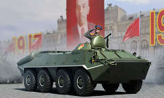 Trumpeter01590 Модель для сборки: БТР Russian BTR-70 APC early version  1/35