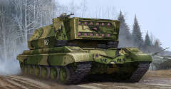 Trumpeter05542 Модель для сборки: САУ  советская лазерная установка 1К17 "Сжатие" 1/35