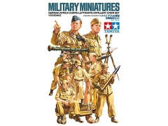 Tamiya35343 Немецкие артиллеристы, африканский корпус. 8 фигур 1/35