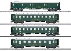 Marklin42388 Набор из 3-х пассажирских вагонов+1 багажный вагон (SBB/CFF/FFS) Era II H0