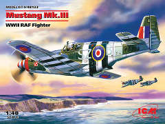 ICM48123 Мустанг MK III, истребитель ВВС Великобритании