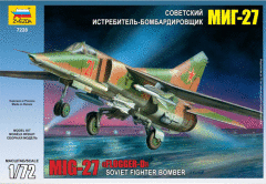 ЗВЕЗДА 7228 Советский истребитель-бомбардировщик "МиГ-27", 1:72