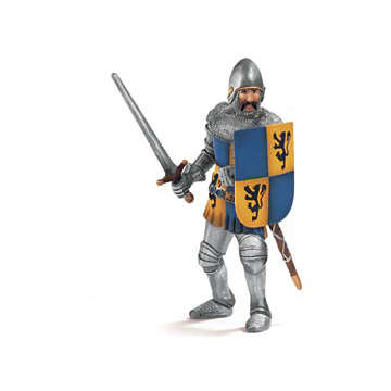 70005 Рыцарь-пехотинец с мечом (синий), SCHLEICH