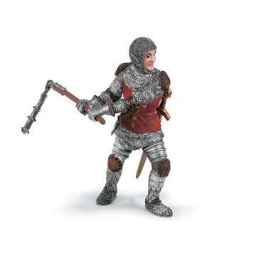 70022 Рыцарь-пехотинец с цепью (красный), SCHLEICH