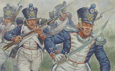 7008 Французская пехота Ватерлоо, HAT