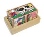 1196 "Звуковые пазлы" Кубики "Ферма" Melissa&Doug