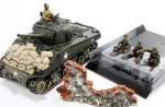 Unimax80235 США, танк M4A3 Sherman, Нормандия, 1944 1:32