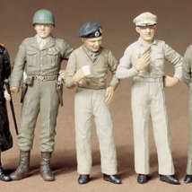 35118 Генералы 2-й мировой войны: Patton, Eisenhower, Macarthur, Montgomery и Rommel (1:35), Tamiya